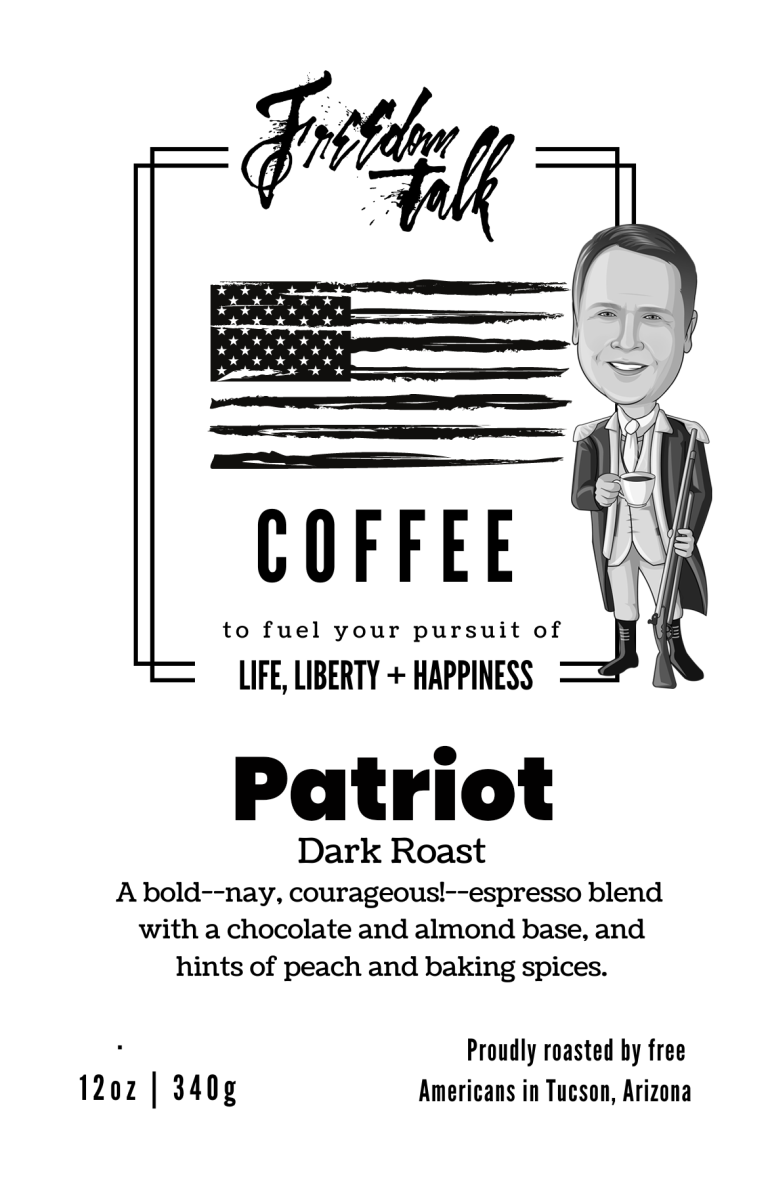 doug billings coffee label patriot dark